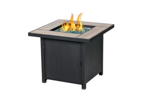 30in Square Gas Fire Pit